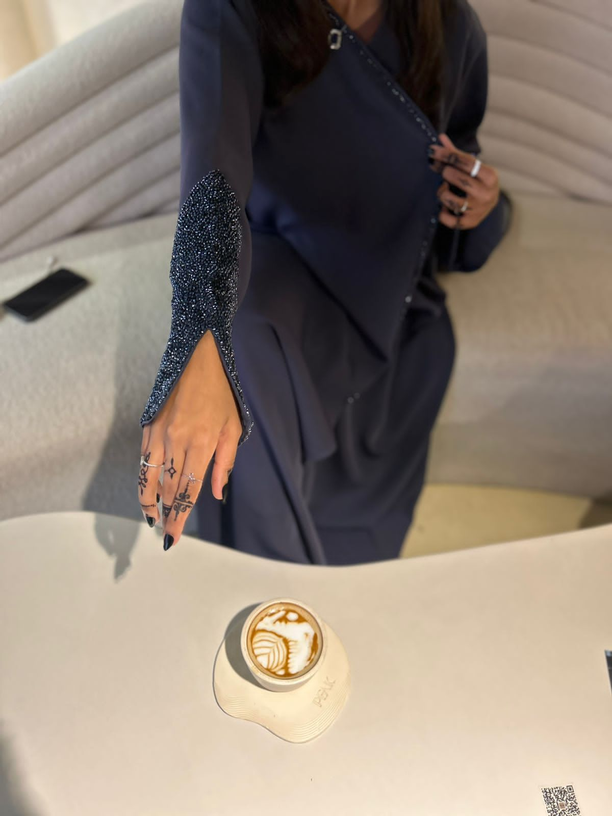 Navy Abaya