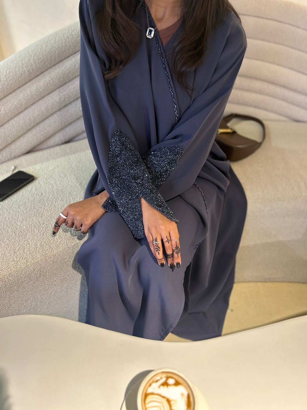 Navy Abaya